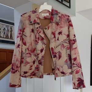 Solitaire Pink and Cream Floral Blazer